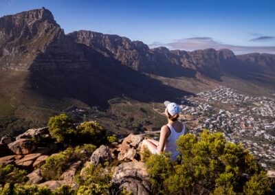 vistas a las montañas de sudafrica